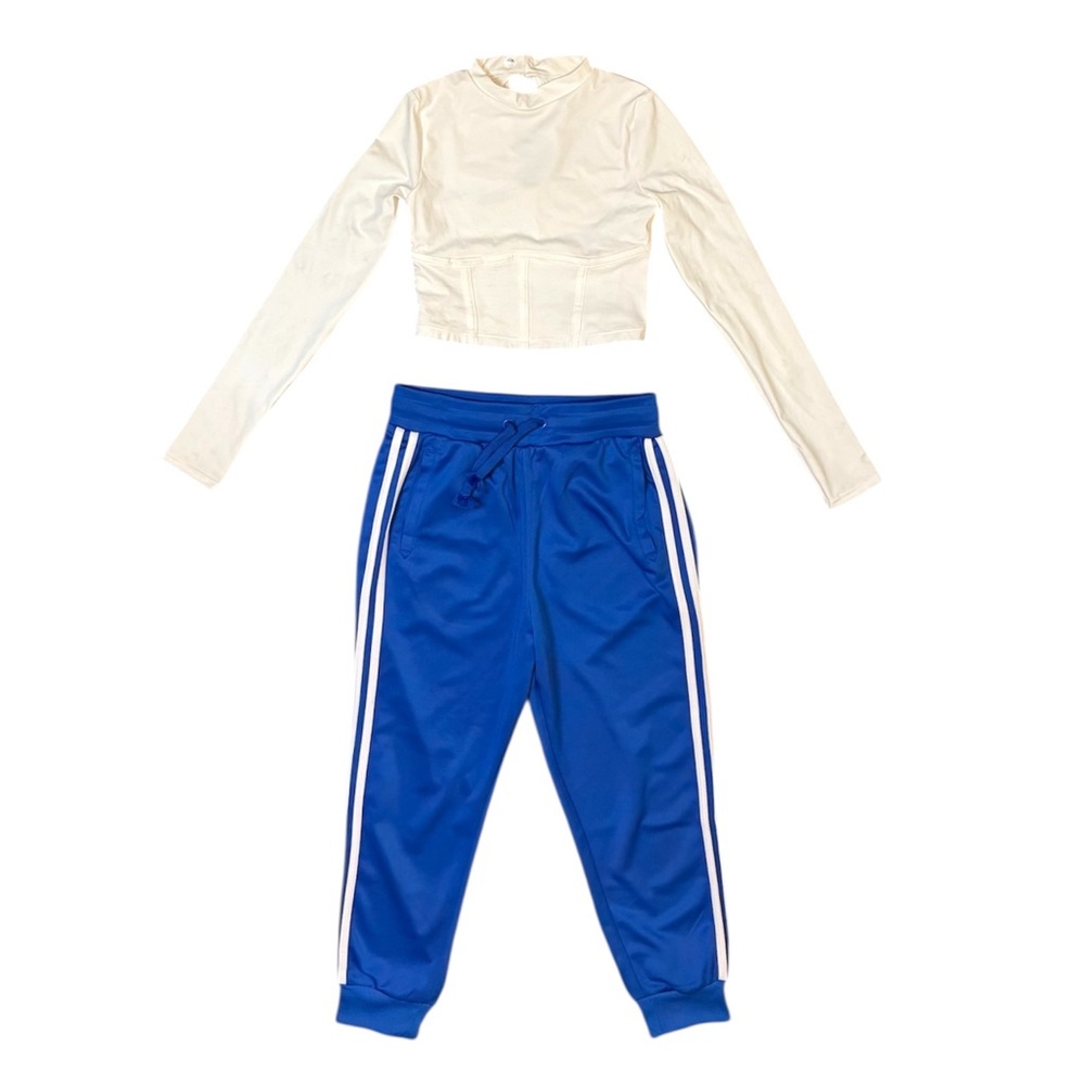 Balera | Long Sleeve Caged Waist Top Dance Costume, Size LC - Picture 6 of 7
